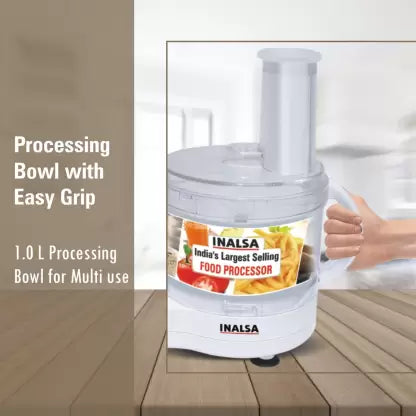 Inalsa Fiesta Lx 650 W Food Processor  (White) Inalsa Fiesta Lx 650 W Food Processor  (White)